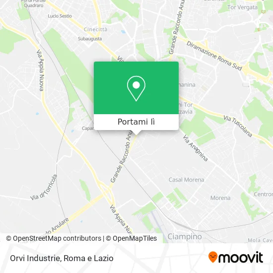 Mappa Orvi Industrie