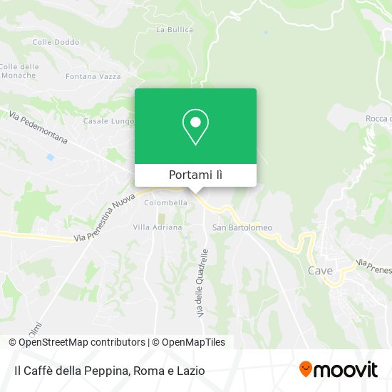 Mappa Il Caffè della Peppina