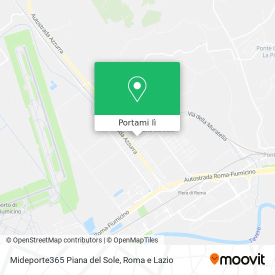 Mappa Mideporte365 Piana del Sole