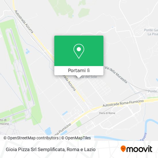 Mappa Gioia Pizza Srl Semplificata