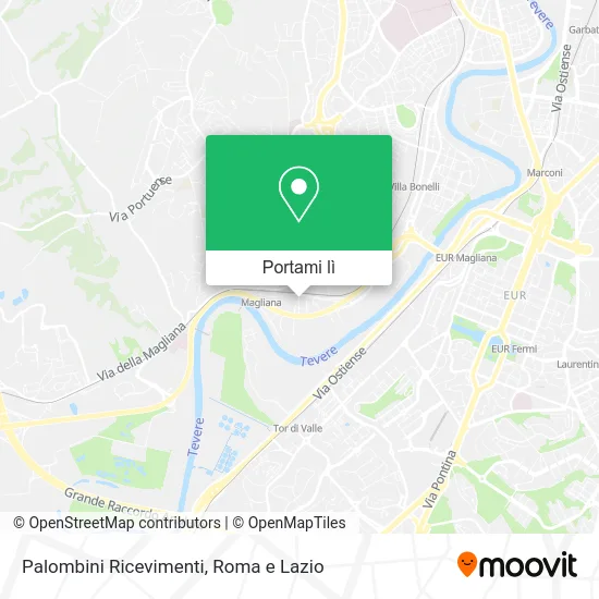 Mappa Palombini Ricevimenti