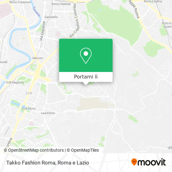Mappa Takko Fashion Roma