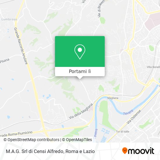 Mappa M.A.G. Srl di Censi Alfredo