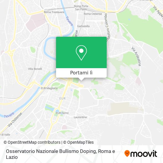 Mappa Osservatorio Nazionale Bullismo Doping