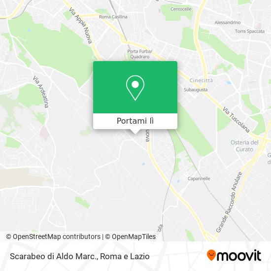 Mappa Scarabeo di Aldo Marc.