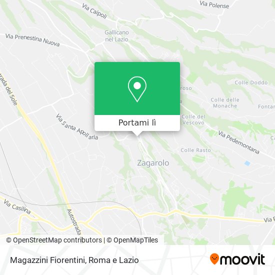 Mappa Magazzini Fiorentini