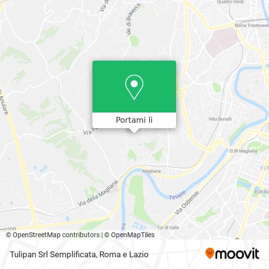 Mappa Tulipan Srl Semplificata