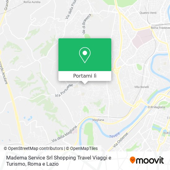 Mappa Madema Service Srl Shopping Travel Viaggi e Turismo