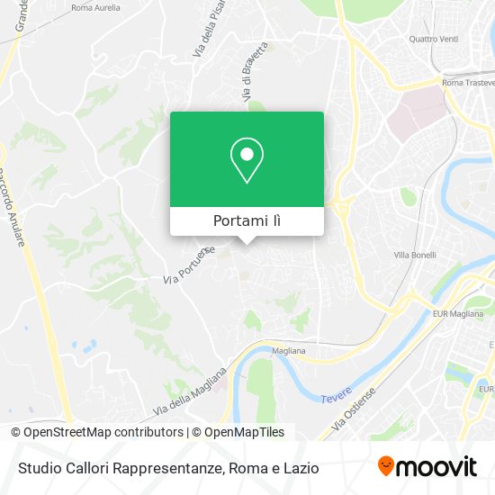 Mappa Studio Callori Rappresentanze