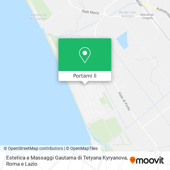 Mappa Estetica e Massaggi Gautama di Tetyana Kyryanova