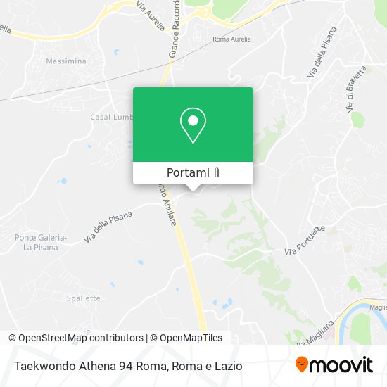 Mappa Taekwondo Athena 94 Roma