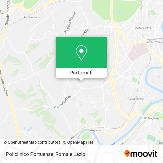 Mappa Policlinico Portuense
