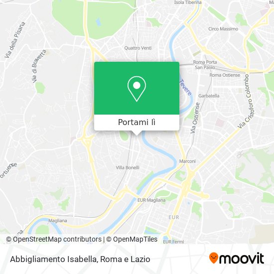 Mappa Abbigliamento Isabella