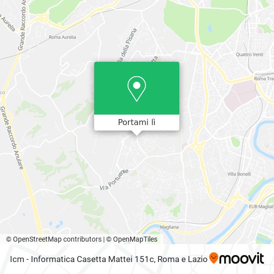 Mappa Icm - Informatica Casetta Mattei 151c