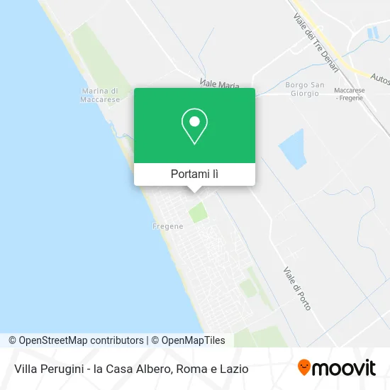 Mappa Villa Perugini - la Casa Albero