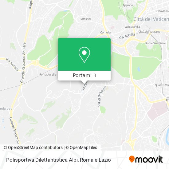 Mappa Polisportiva Dilettantistica Alpi
