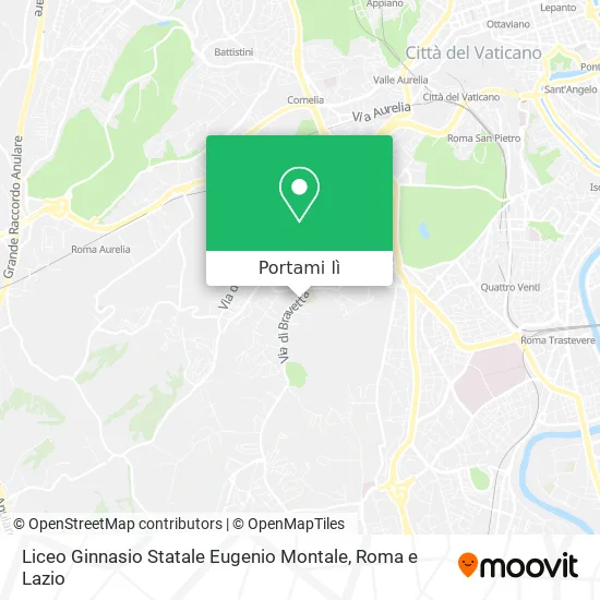 Mappa Liceo Ginnasio Statale Eugenio Montale