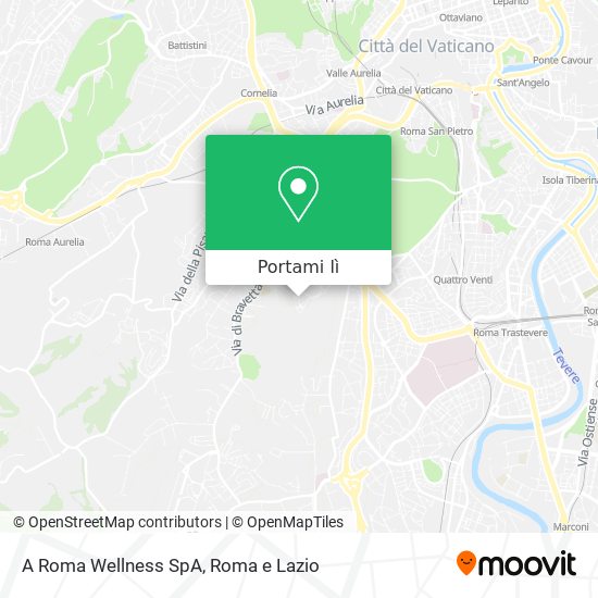 Mappa A Roma Wellness SpA