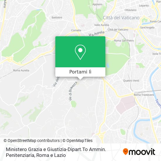 Mappa Ministero Grazia e Giustizia-Dipart.To Ammin. Penitenziaria