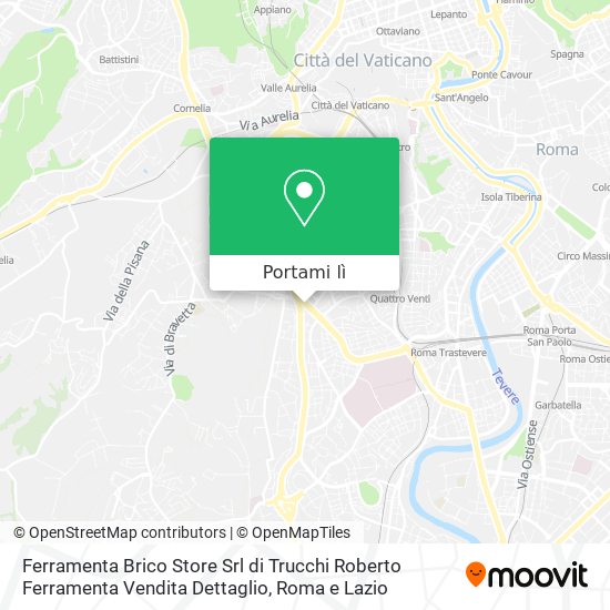 Mappa Ferramenta Brico Store Srl di Trucchi Roberto Ferramenta Vendita Dettaglio