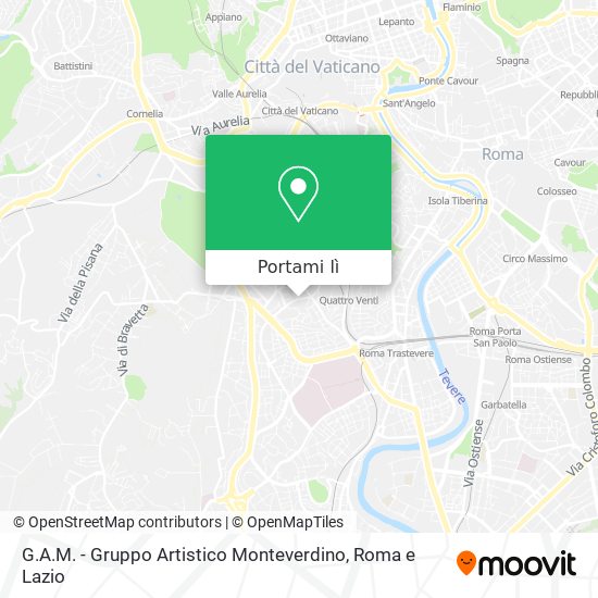 Mappa G.A.M. - Gruppo Artistico Monteverdino