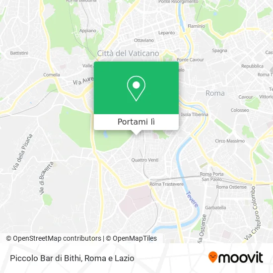 Mappa Piccolo Bar di Bithi