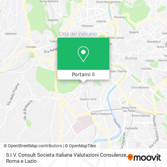 Mappa S.I.V. Consult Societa Italiana Valutazioni Consulenze