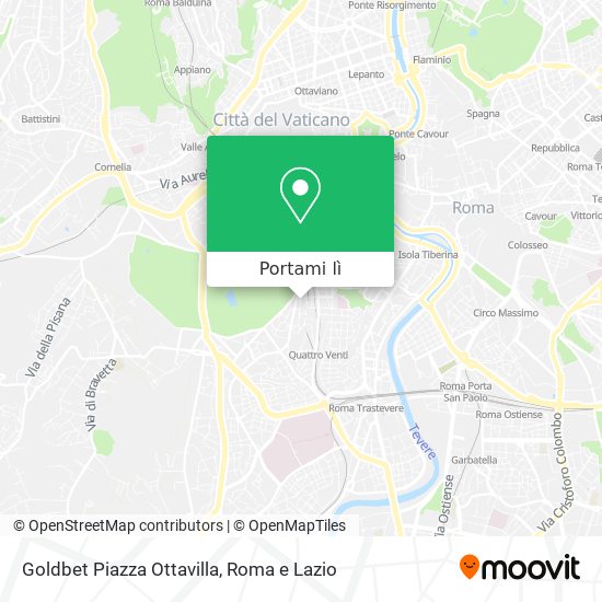 Mappa Goldbet Piazza Ottavilla