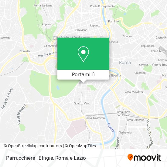 Mappa Parrucchiere l'Effigie