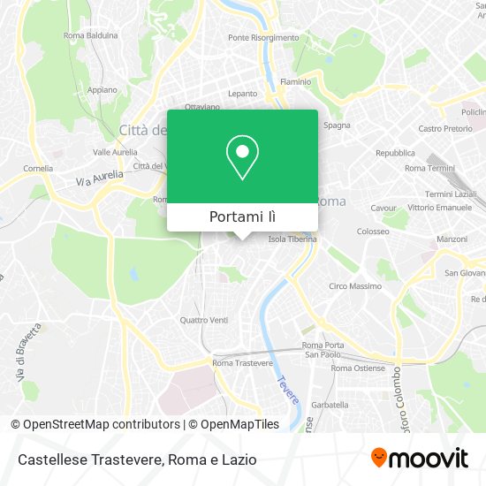 Mappa Castellese Trastevere