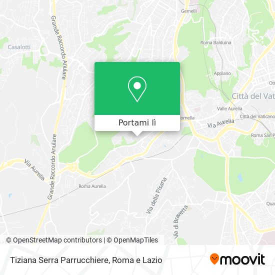 Mappa Tiziana Serra Parrucchiere