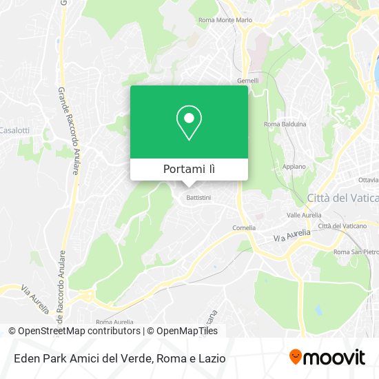 Mappa Eden Park Amici del Verde