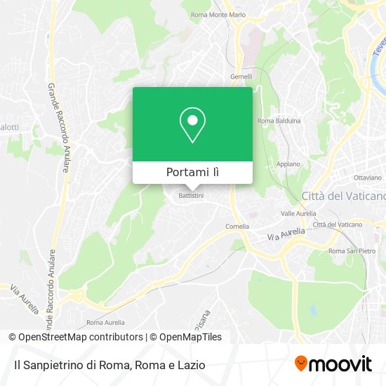 Mappa Il Sanpietrino di Roma