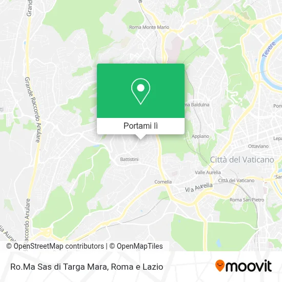 Mappa Ro.Ma Sas di Targa Mara