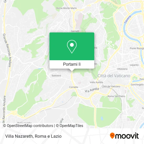 Mappa Villa Nazareth