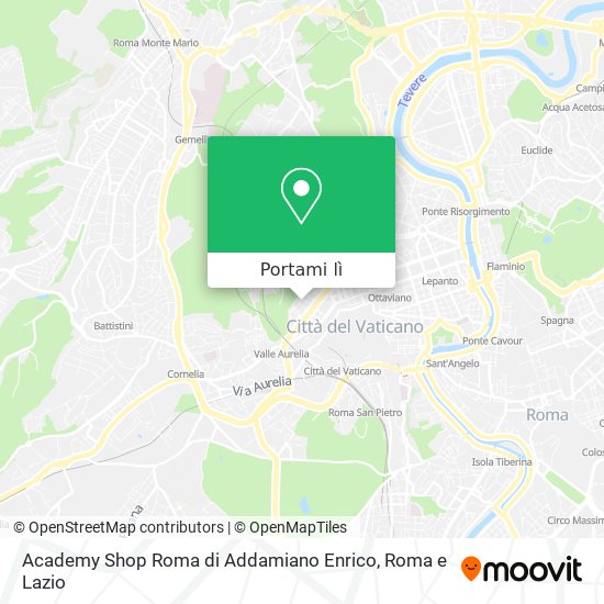 Mappa Academy Shop Roma di Addamiano Enrico