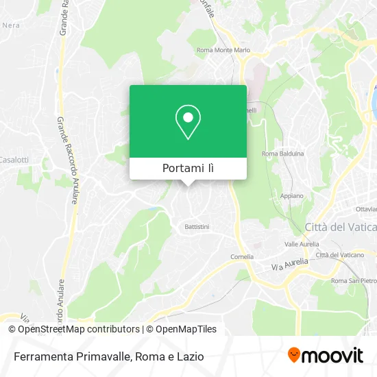 Mappa Ferramenta Primavalle