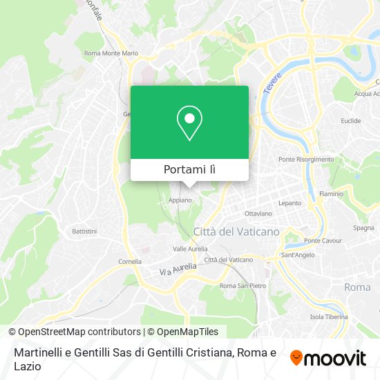 Mappa Martinelli e Gentilli Sas di Gentilli Cristiana