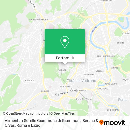 Mappa Alimentari Sorelle Giammona di Giammona Serena & C.Sas