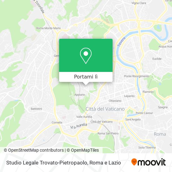 Mappa Studio Legale Trovato-Pietropaolo