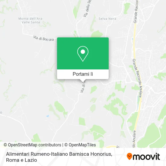Mappa Alimentari Rumeno-Italiano Barnisca Honorius