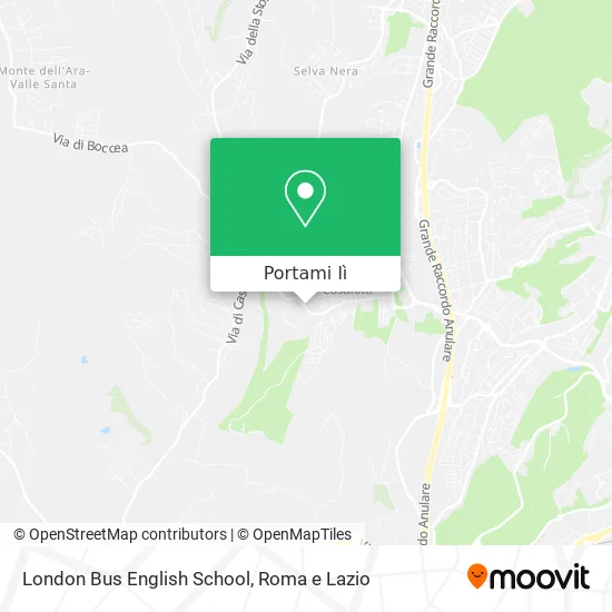 Mappa London Bus English School