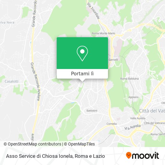 Mappa Asso Service di Chiosa Ionela