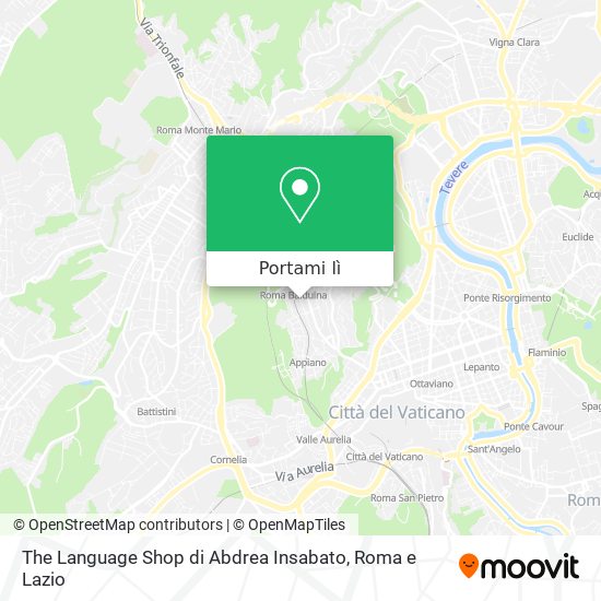 Mappa The Language Shop di Abdrea Insabato