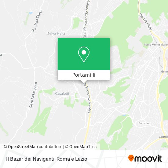 Mappa Il Bazar dei Naviganti