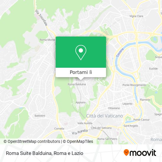 Mappa Roma Suite Balduina