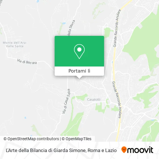 Mappa L'Arte della Bilancia di Giarda Simone