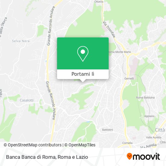 Mappa Banca Banca di Roma