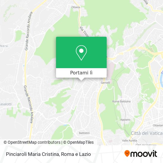 Mappa Pinciaroli Maria Cristina
