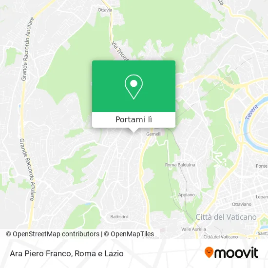 Mappa Ara Piero Franco